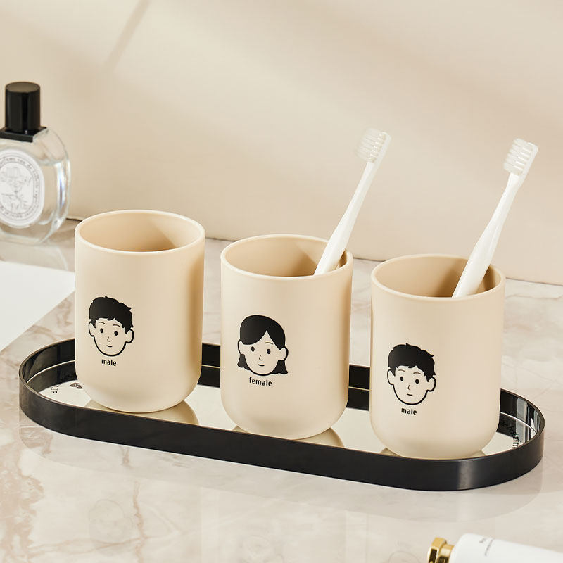 漱口杯刷牙洗漱加厚耐用家用浴室情侣一家三口简约放牙刷杯子套装,家庭/个人清洁工具,洗漱杯,淘宝优惠券,粉丝福利购,淘宝优惠卷