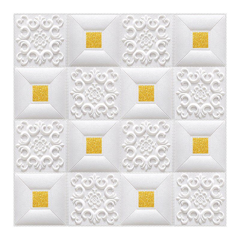 3d立体自粘墙纸卧室泡沫软包客厅背景装饰墙壁贴纸墙贴吊顶天花板