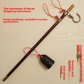 木杆秤 挎包秤 优质挂钩秤 老式 公斤家用秤 手工木杆