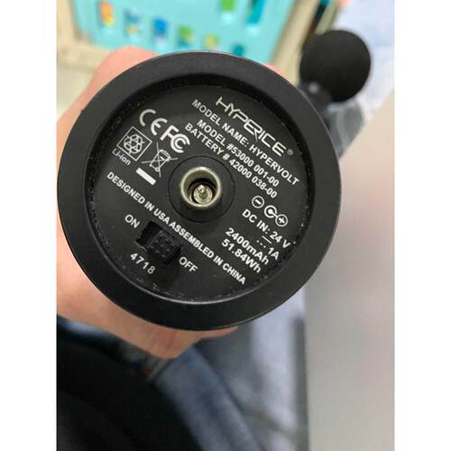 适用Hyperice24V1A充电器hypervolt肌肉筋膜放松按摩枪电源插头线