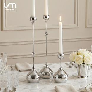 2026新款Luxmood艺术法式长杆蜡烛香薰烛台浪漫法式家居装饰