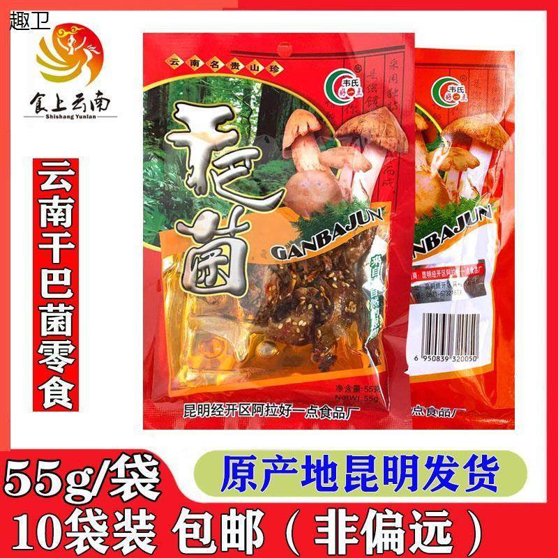 云南特产韦氏好一点菌干巴菌55克油鸡枞香菇牛肝野生菌即食小零食