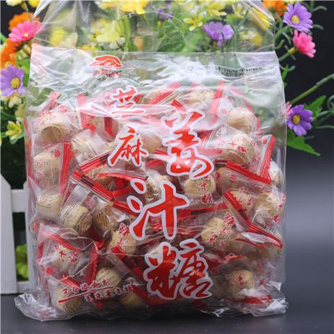 姜汁糖500g袋装硬质糖果芝麻红糖原味山东特产手工老姜糖散装