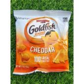 车打芝士味金鱼形饼干儿童奶酪味小鱼饼干BAKED SNACK CRACKERS