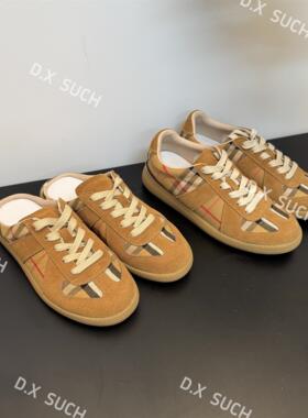 D.X25|NEW 巴家新款休闲德训鞋时尚百搭女款低帮系带复古25886