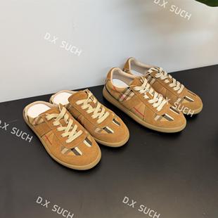 NEW 百搭女款 巴家新款 时尚 低帮系带复古25886 休闲德训鞋 D.X25