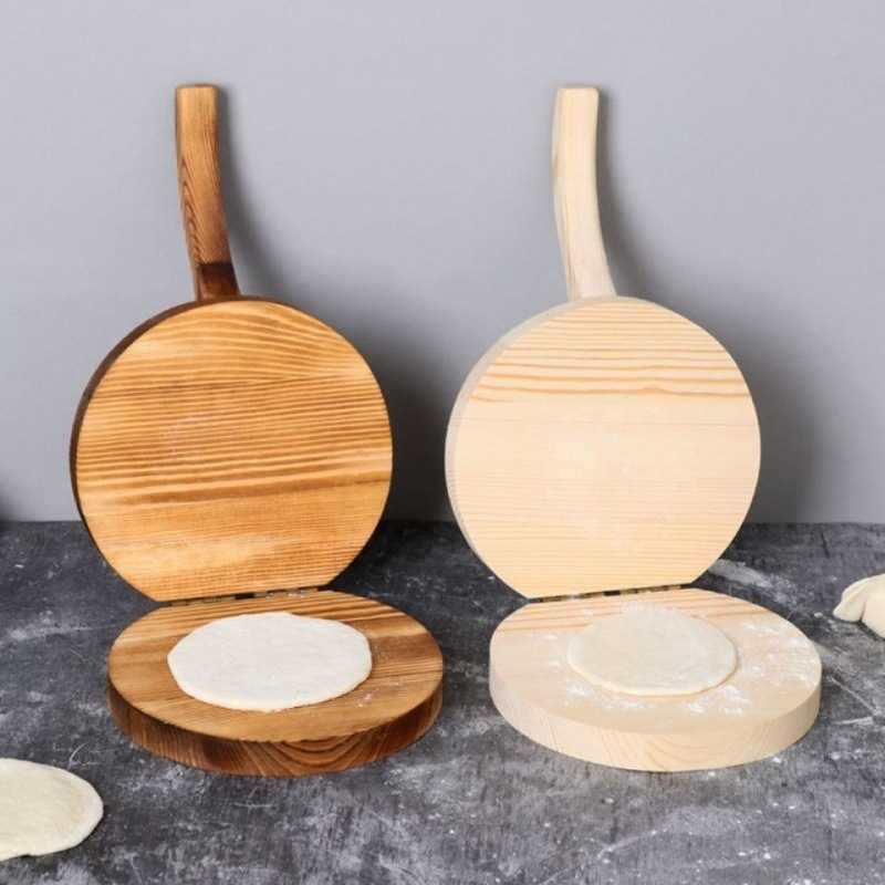 压饺子皮的实木米饺皮器饺子皮手工粑面皮模具家用包饺子工具