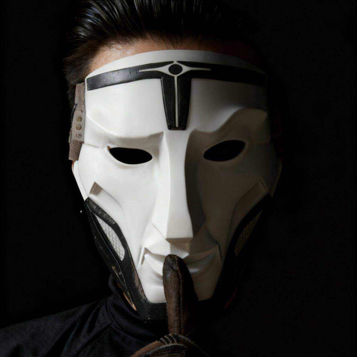 高还原面具格赫罗斯典狱长可佩戴面罩3D打印抽象模型道具游戏周边