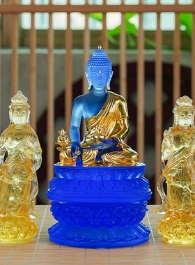 现货速发琉璃药师坛城摆件药师佛日月菩萨四大天王八大菩萨十二药