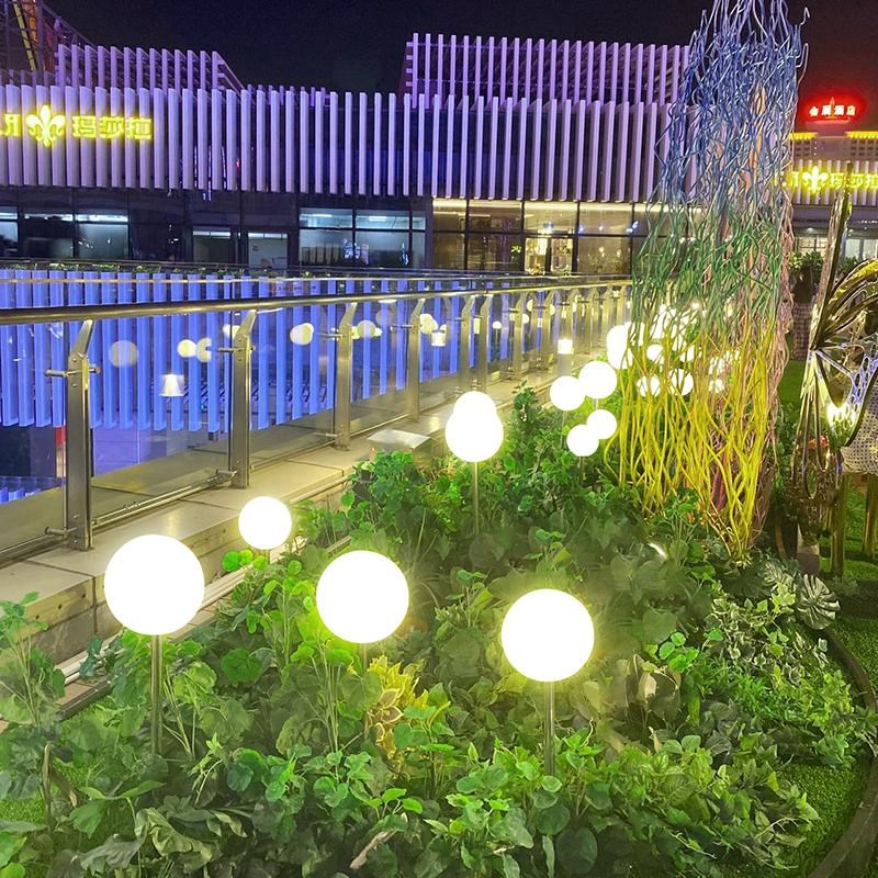 现货速发草坪灯户外防水圆球灯花园庭院插地灯活动景观绿化球形路