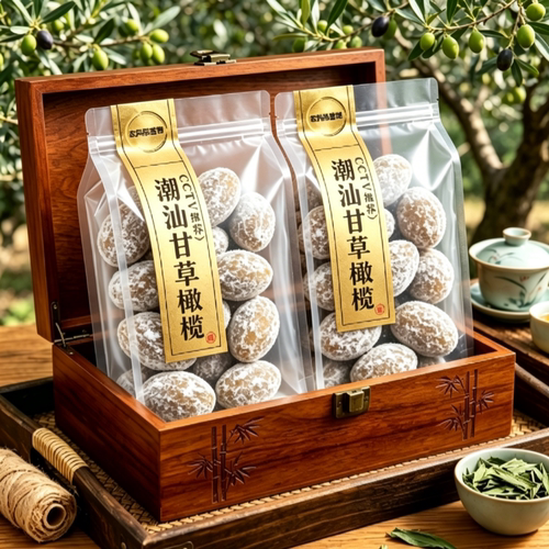 央妈推荐甘草橄榄干潮汕特产官方旗舰店盐津独立小包装果脯无添加