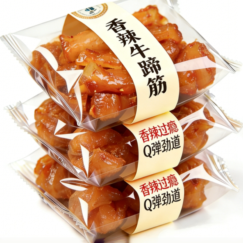 正宗内蒙古香辣牛蹄筋官方旗舰店牛筋牛蹄筋即食熟食独立包装零食
