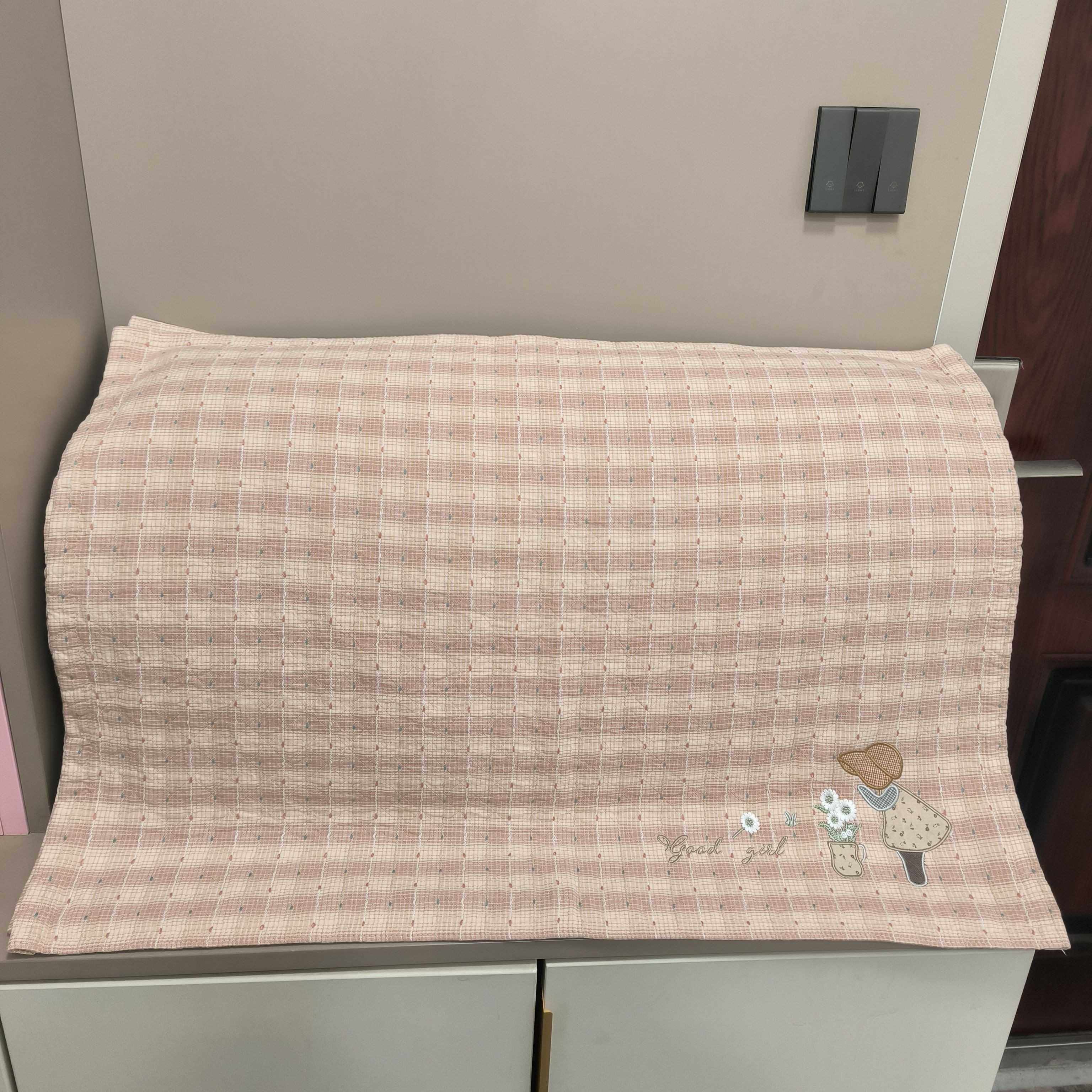 【官方旗舰店正品】纱布枕巾纯棉一对轻奢高级感等品沐瑟三层毯毛