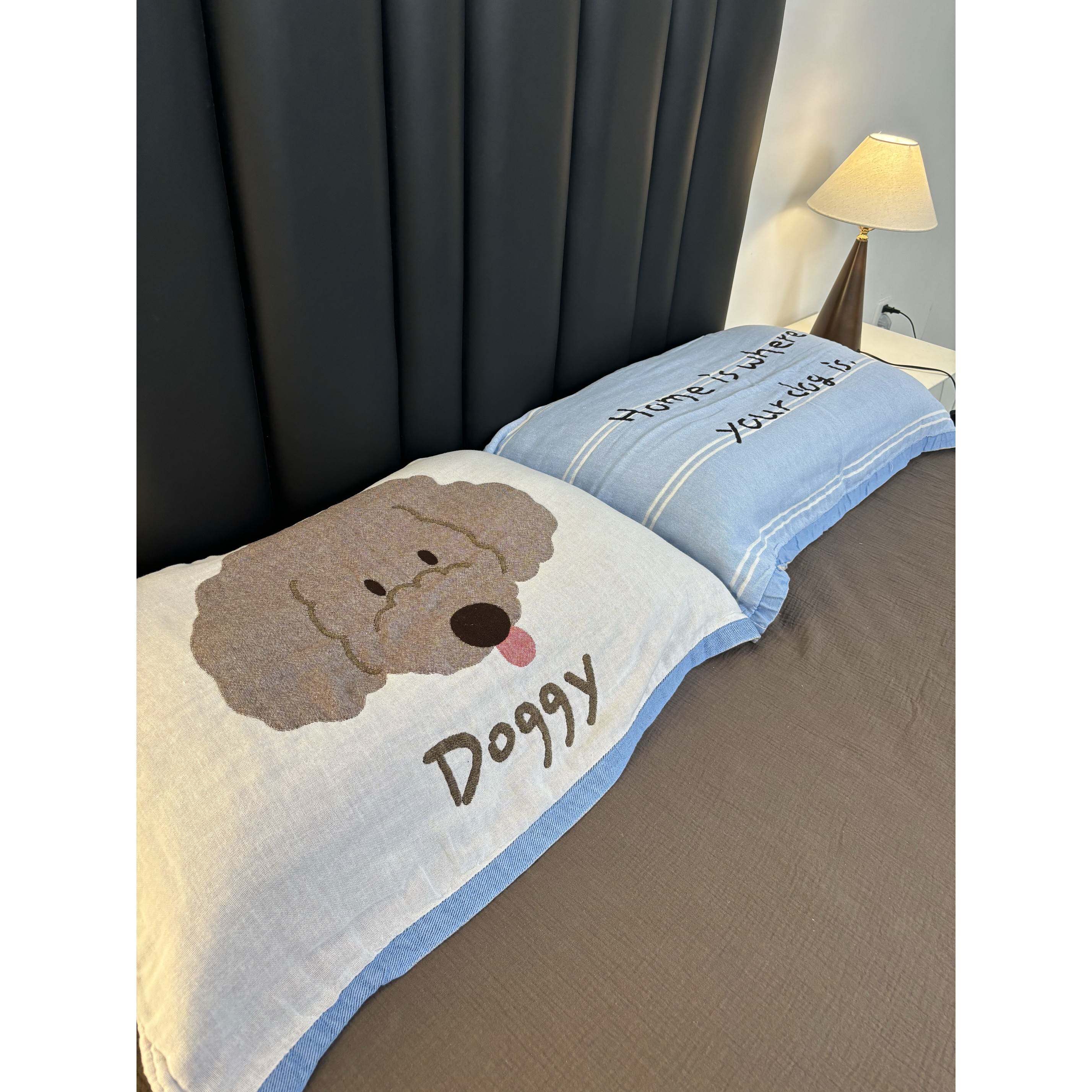 【官方旗舰店正品】2025新款防汗口水枕巾母婴级四层纱布纯棉一对