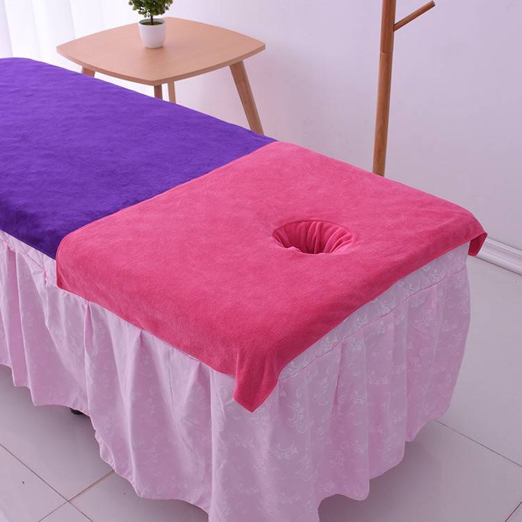 【官方旗舰店正品】2025新款防汗口水枕巾皮肤管理美容院床床头洞