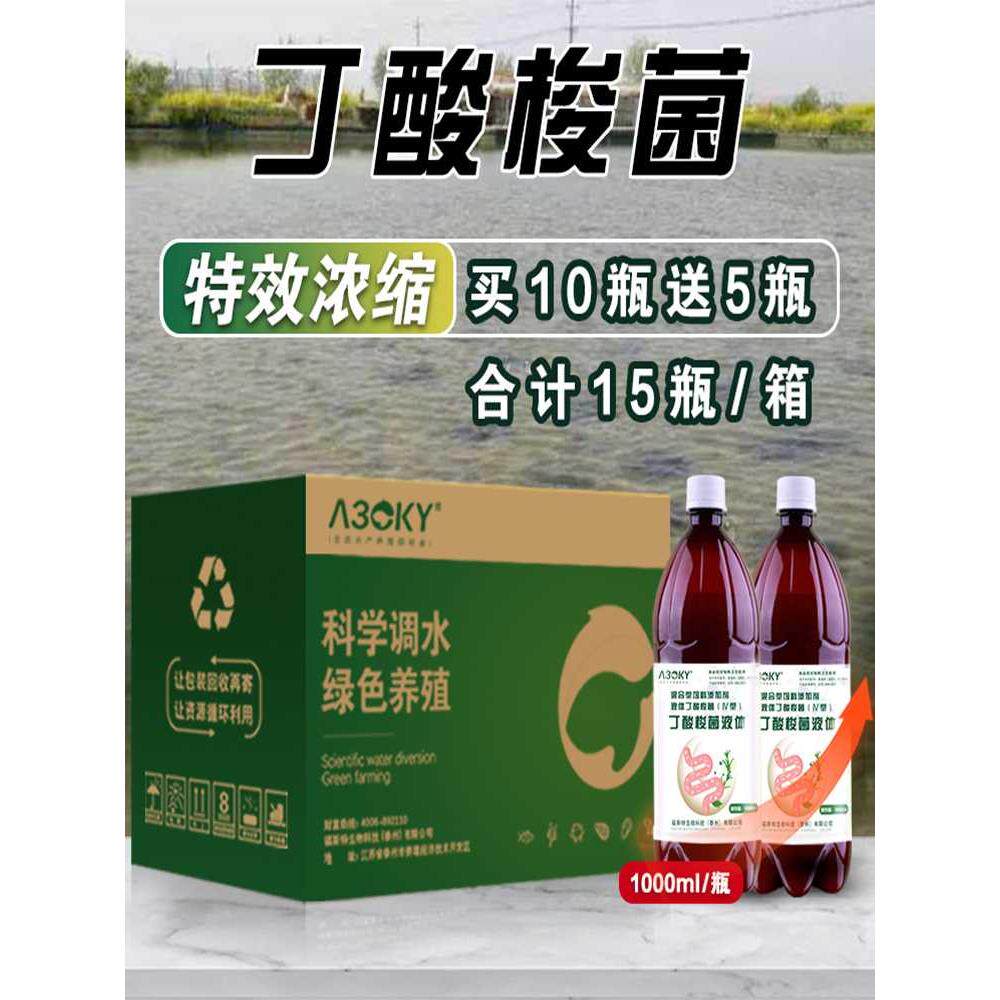 丁酸梭菌原液水产养殖专用白对虾改善肠道预防肠炎白便空肠胃菌种