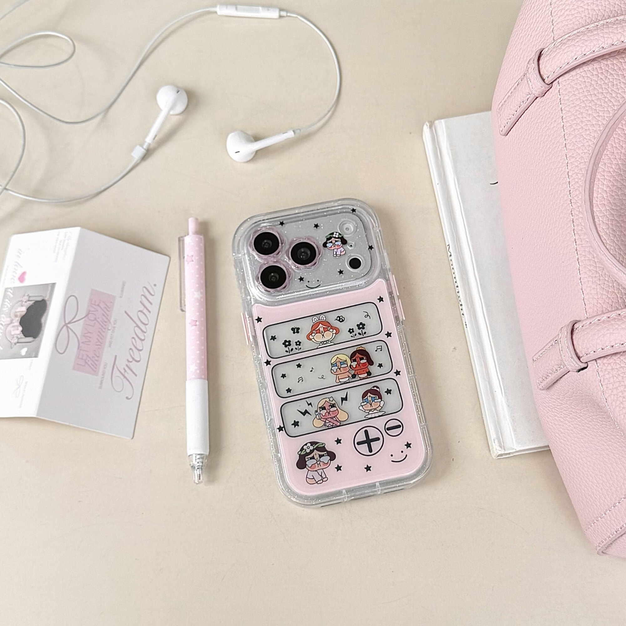 Q版音乐女孩iPhone全包防摔壳