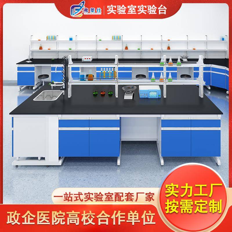 实验验室钢木实全台钢央边台通风柜实FLSQUSYT验室工作台全钢实中