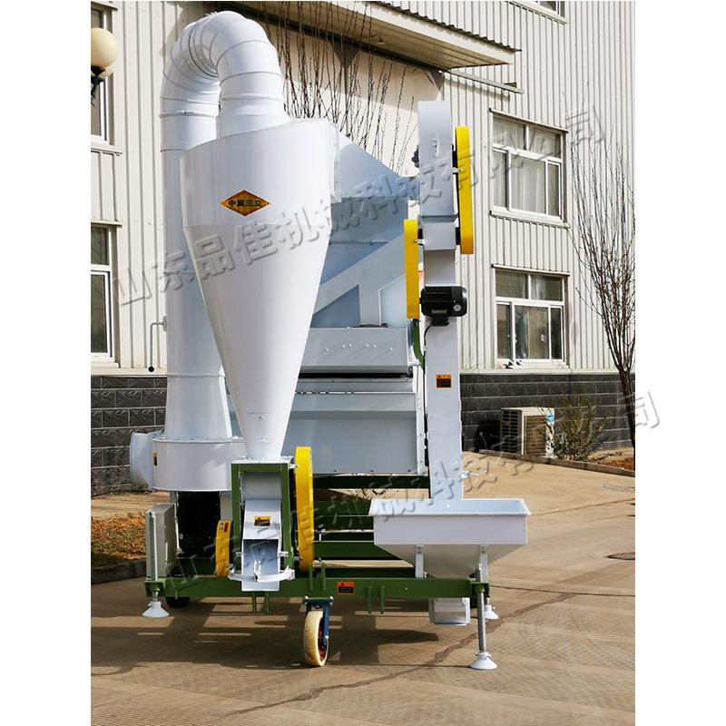 立式空气筛选机PJ-151器 种子谷物式选振动筛选机 螺旋农作清选分