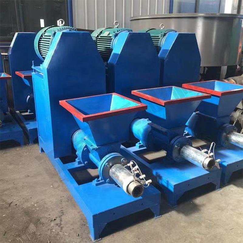 全套煤烧炭秆制棒秸机 稻草秸秆制碳成80型备 小型烤炭设挤棒机