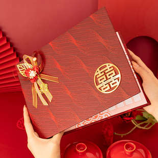 结婚礼金簿签到本婚礼礼单记账本随礼人情礼薄本婚宴登记收礼账本