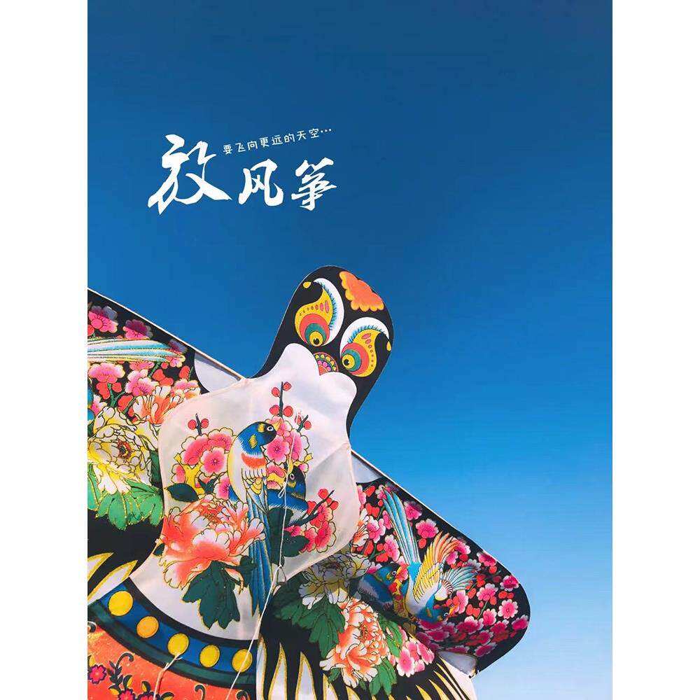 正宗潍坊风筝纸鸢燕子传统手工高档沙燕礼盒微风易飞成人儿童古风