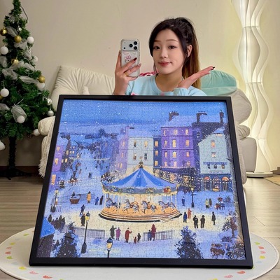 Ezz图韵小铺正品《旋转童话》500/1000 原创蓝卡拼图