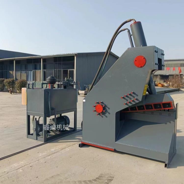 全自动虎头式废钢液压剪切机废金属铝材鳄鱼剪切机废铁钢筋液压剪