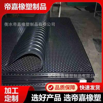 厂家供应猪舍防滑橡胶板畜牧牛棚垫橡胶垫防潮防寒不易滋生细菌