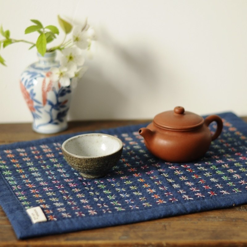 彩色刺子绣茶垫席巾布艺q手工缝纫DIY材料套装包推荐初学入门国风,居家布艺,缝纫DIY材料套装,淘宝优惠券,粉丝福利购,淘宝优惠卷