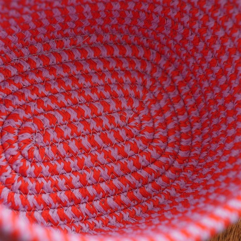 出口剩余 棉线编织四件套 收纳筐篮 桌L面零食化妆品整理收纳盒,收纳整理,其他收纳篮,淘宝优惠券,粉丝福利购,淘宝优惠卷