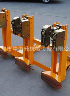 叉车油桶夹具DG1500B油桶搬运夹鹰嘴重型吊夹