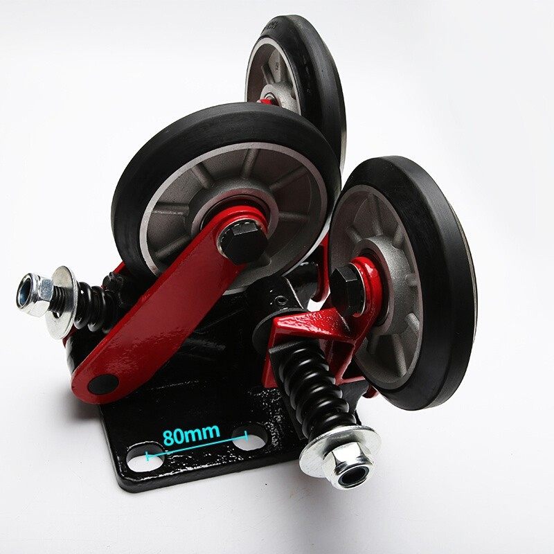 蒂森电梯滚轮e导靴 高速梯导轮安装孔距140*76轿厢导轮152*32*620