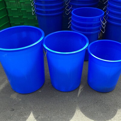 加厚大号垃圾桶圆形环卫塑料桶大水桶60DL100L160L280L带盖包邮