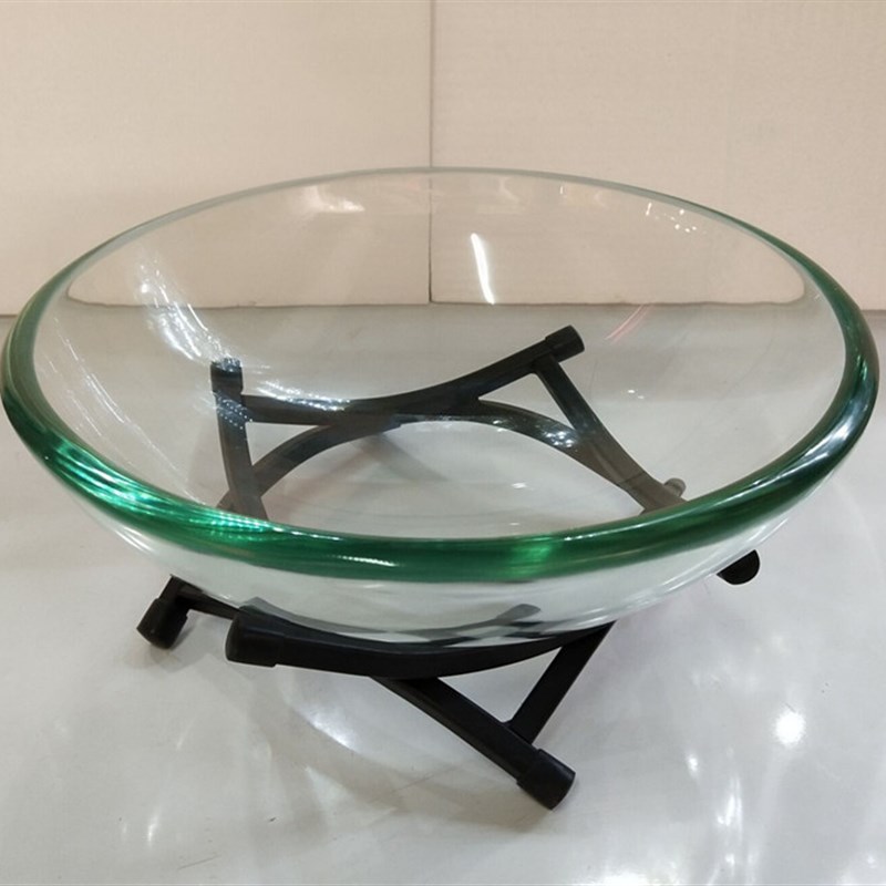 玻璃果盘水d果展示商用盘自助餐刺身盘沙拉凉菜创意架子钢化高级