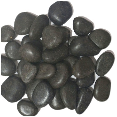 黑鹅卵石庭院造景k铺路盆栽精品园林园艺装饰鱼缸花卉花盆雨花石