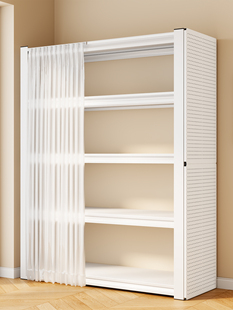 货架置物架家用多层落地阳台收纳架洞洞板书架一体靠墙储物铁架子