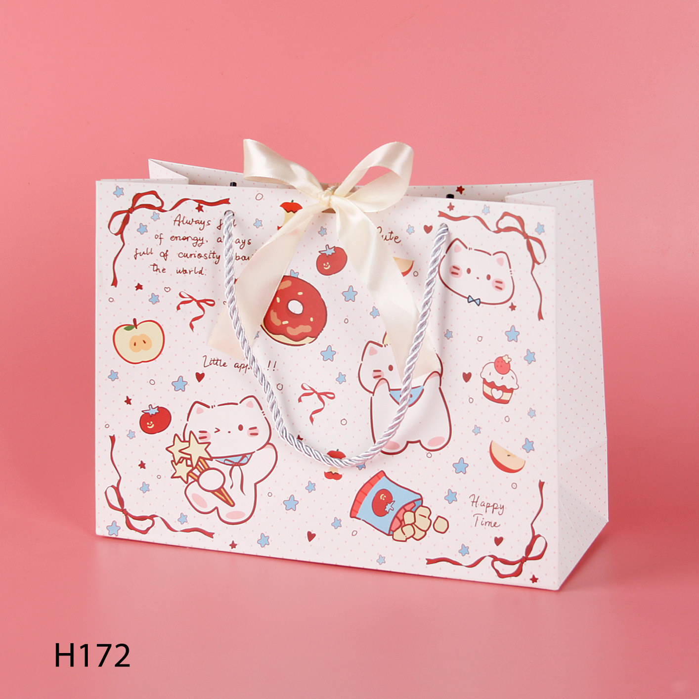 可爱卡通小猫礼品袋生日礼物