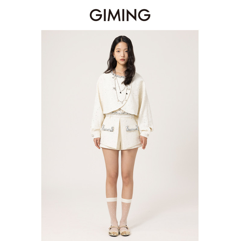 GIMING小个子显瘦今年新款爆款风格百搭超显气质时尚斗篷外套女