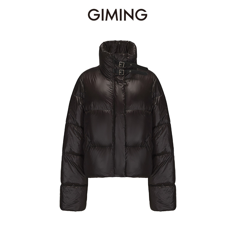 GIMING设计师品牌时尚百搭H型面包服保暖必备款外套