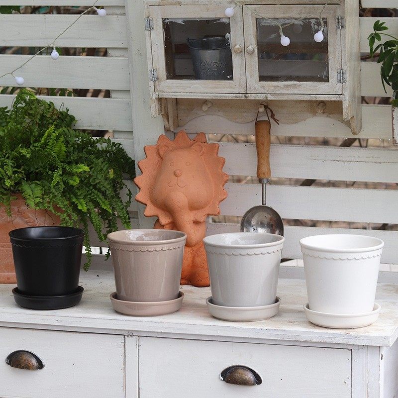 陶瓷花盆带托盘花卉多肉绿植草花通用瓷盆大合集多款可选家用北欧,鲜花速递/花卉仿真/绿植园艺,花盆,淘宝优惠券,粉丝福利购,淘宝优惠卷