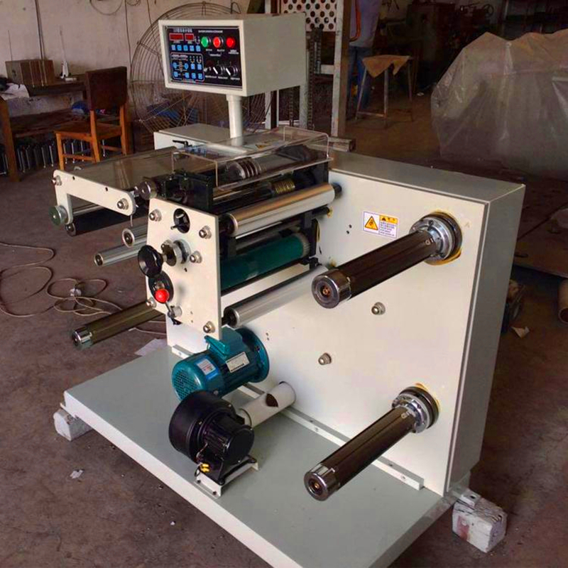 320上下复卷全自动多功能数控圆刀片不干胶分切机标签商标分条机