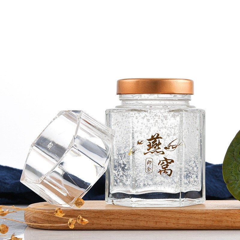 耐高温玻璃果酱瓶罐头酱菜蜂蜜燕窝瓶酸奶昔燕麦冰淇淋沙拉密封罐