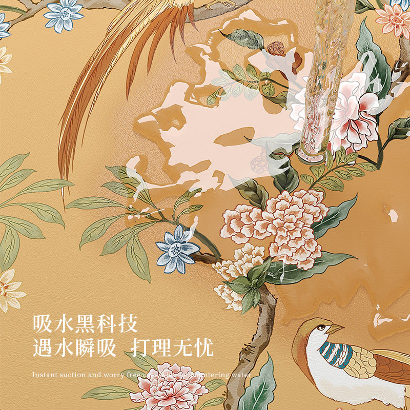 厨房专用防脏地垫防水防油免清洗脚垫免洗防滑吸水吸油地毯花鸟,居家布艺,厨房地垫,淘宝优惠券,粉丝福利购,淘宝优惠卷