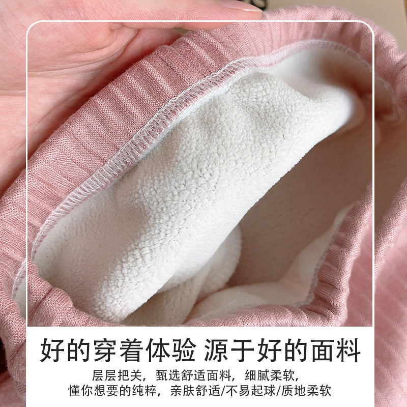 女童打底裤春秋季精棉薄款小童儿童连裤袜宝宝九分裤外穿中厚裤子