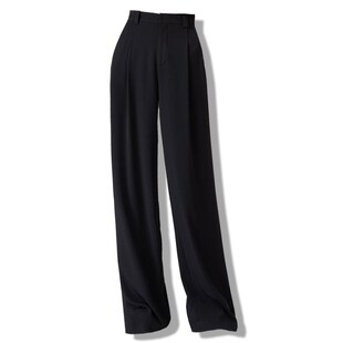 大码女装胖MM垂坠感阔腿裤女高腰直筒西装裤夏2024宽松显瘦休闲裤