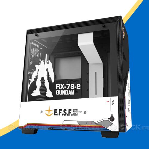 机动战士高达RX782彩色机箱贴纸电脑主机改色贴膜全覆盖防水改造