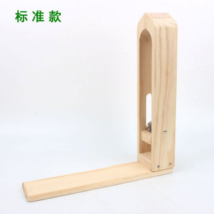 手缝木夹皮革皮艺diy手工钱包缝线皮具工具固定皮料木夹榉木木夹