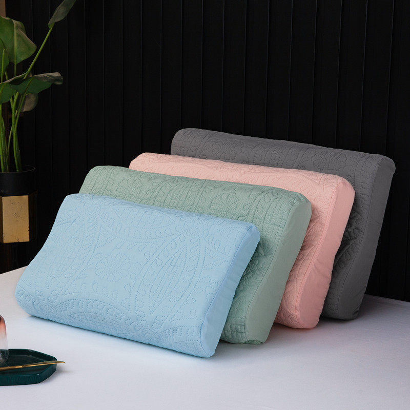 防水乳胶枕套一对装泰国橡胶枕记忆枕枕头套60x40cm儿童枕套50x30