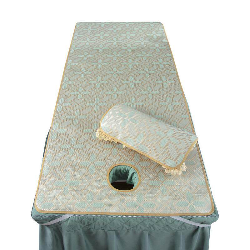 美容床凉席美容院纹绣采耳店按摩推拿洗头床冰丝藤席夏季加厚带洞,床上用品,藤席,淘宝优惠券,粉丝福利购,淘宝优惠卷